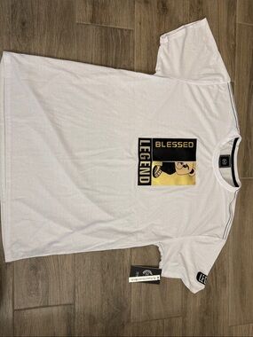 Blessed Legend Graphic Short Sleeve Tee - White